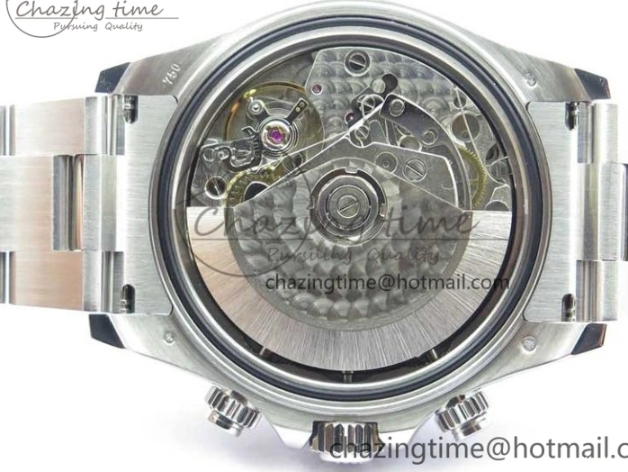 MiroTime 0319 TechFriendly Daytona 116520 SS UBF Best Edition Ice Blue MOP Crystal Markers Dial on SS Bracelet A 2938